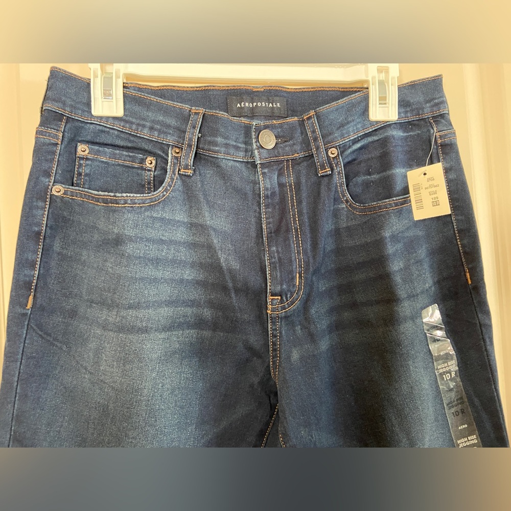 NWT Aeropostale Sz-10r Hi Waist, Real Front Pockets, Lightweight, Comfy Jeggings - Picture 9 of 16